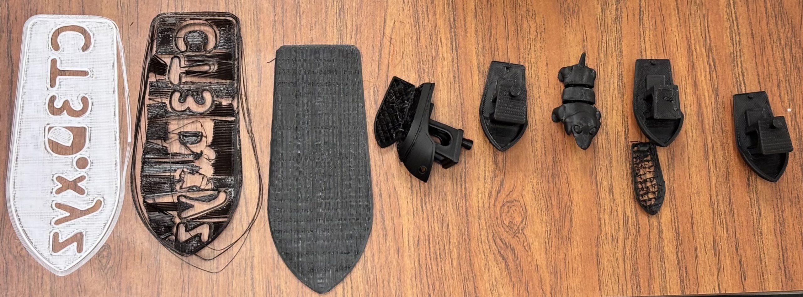 Some of the initial products, a lot of mess